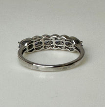 Load image into Gallery viewer, Sterling Tanzanite Multi-stone Row Ring sz 9.5
