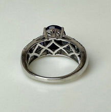 Load image into Gallery viewer, Sterling Sapphire Iolite Ring sz 10
