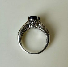 Load image into Gallery viewer, Sterling Sapphire Iolite Ring sz 10
