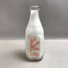 Load image into Gallery viewer, Jim Edmiston Dairy Findlay Ohio Milk Bottle (10&quot;)
