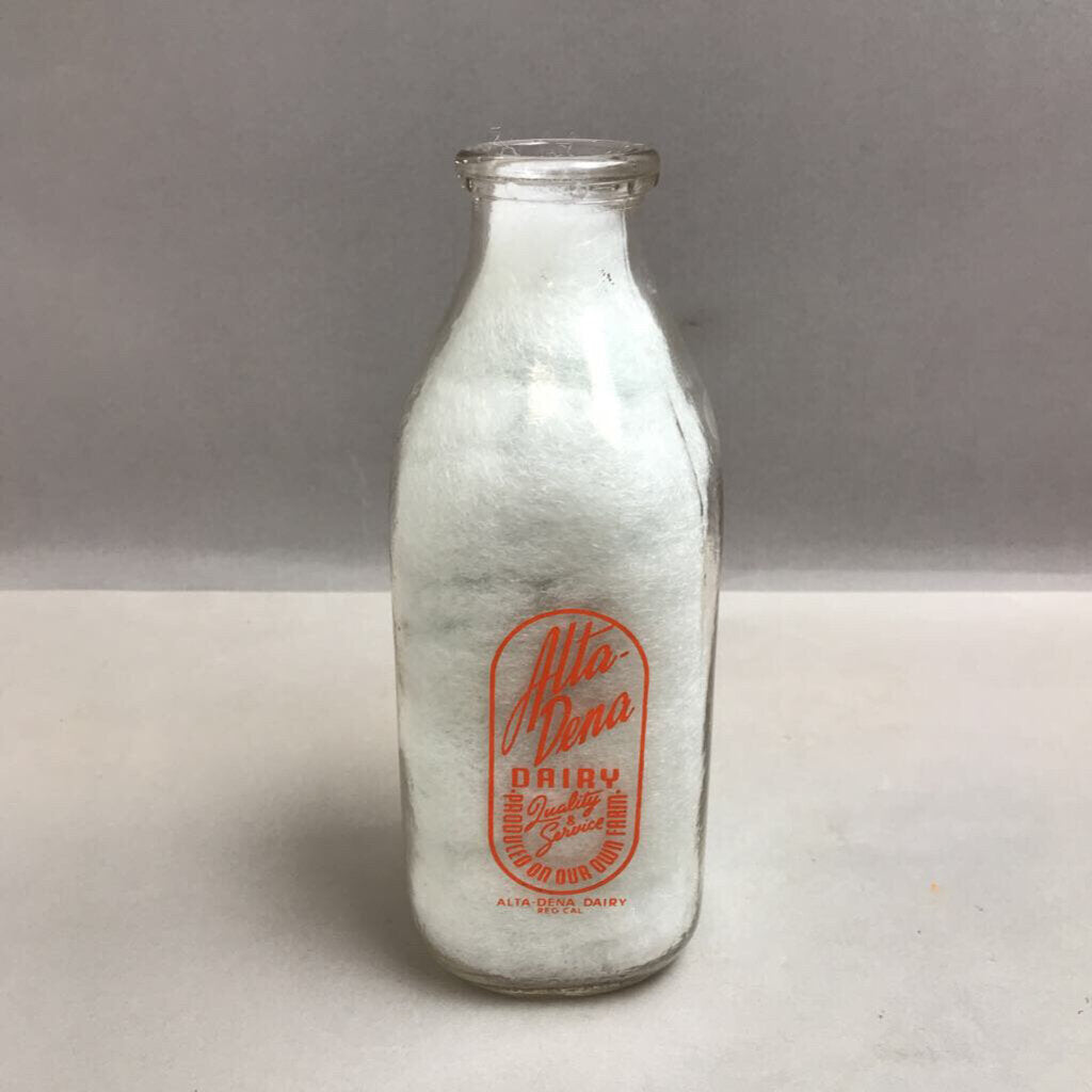 Alta-Dena Dairy Reg. California Milk Bottle (9