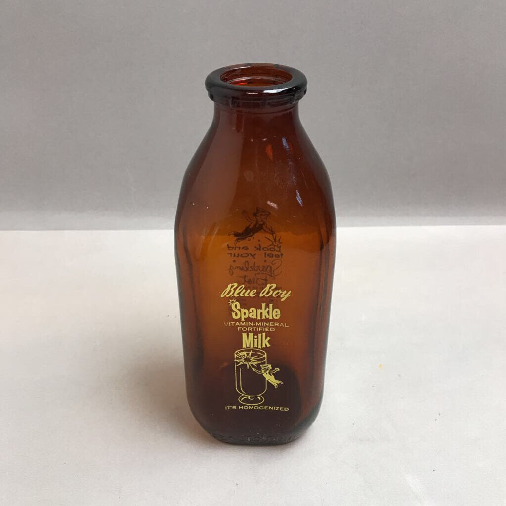 Blue Boy Sparkle Milk Bottle (9