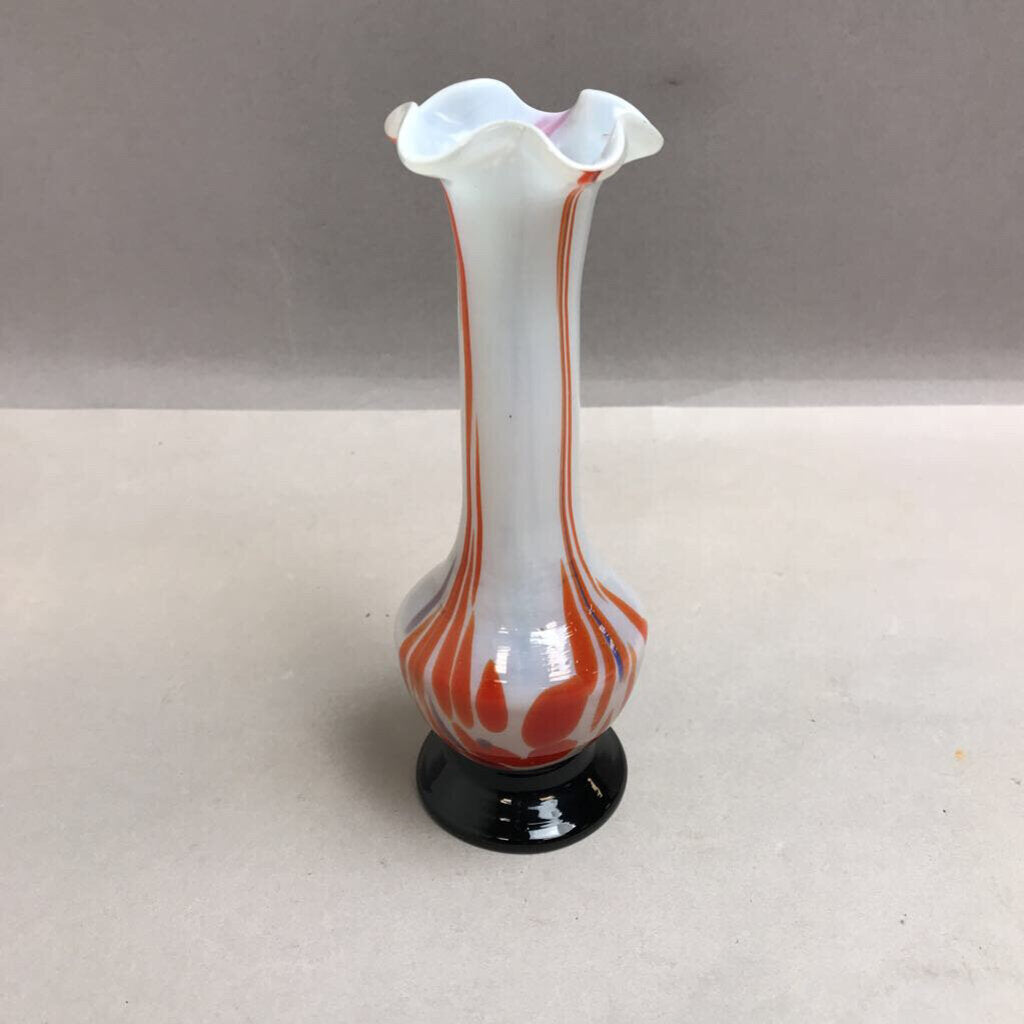 Hand Blown Japanese Art Glass Bud Vase (7