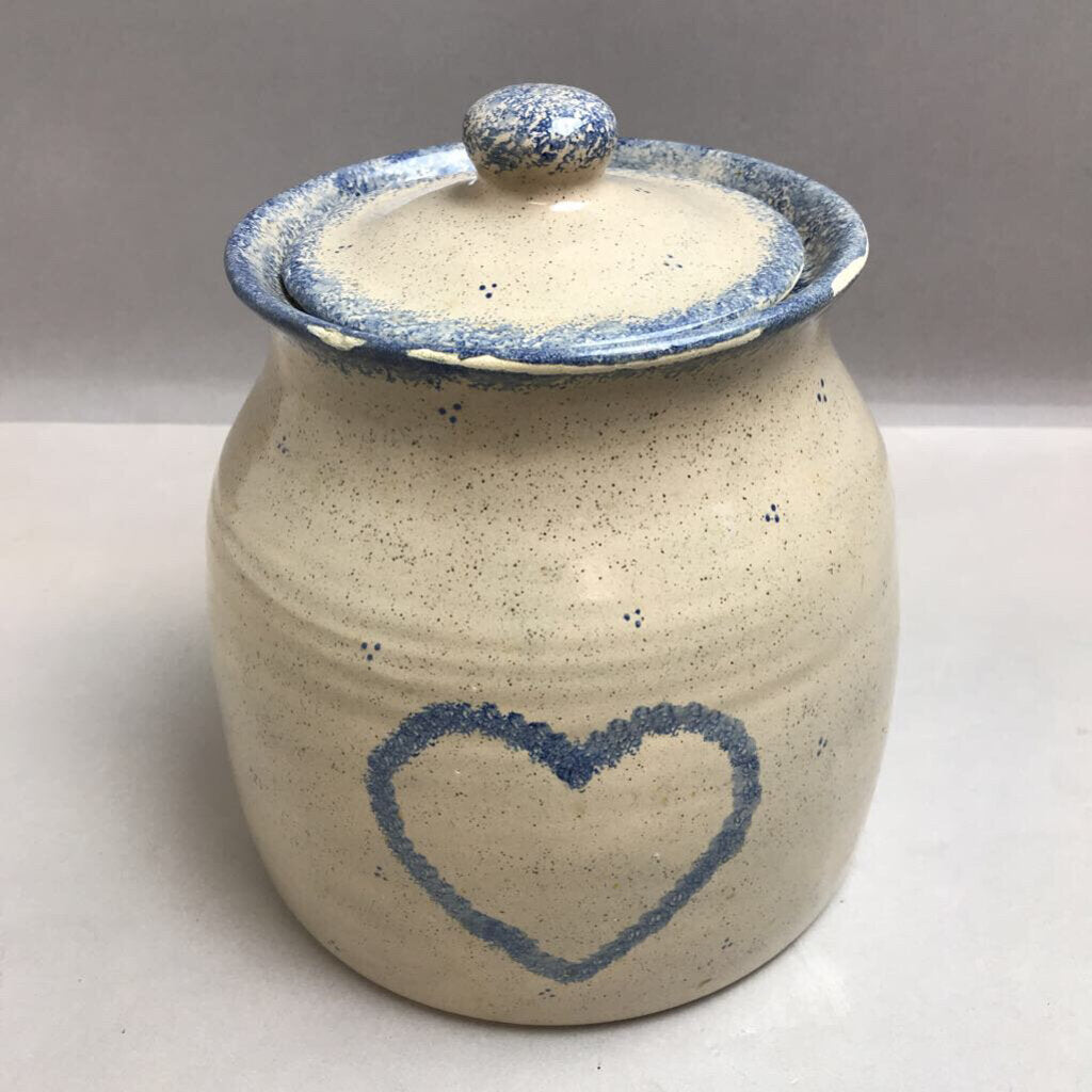 Vintage Heart Canister (9