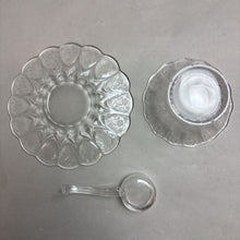 Load image into Gallery viewer, 3pc Set Cambridge Rose Point Mayonnaise Serving Bowl/Underplate/Ladle 3900/129 (7x4)
