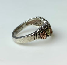 Load image into Gallery viewer, 12K Black Hills Gold Sterling Ring sz 4.5 (2.8g)
