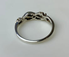 Load image into Gallery viewer, 12K Black Hills Gold Sterling Cubic Zirconia Ring sz 8 (1.9g)
