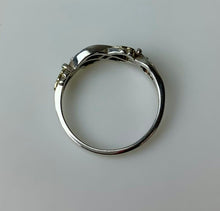Load image into Gallery viewer, 12K Black Hills Gold Sterling Cubic Zirconia Ring sz 8 (1.9g)
