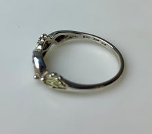 Load image into Gallery viewer, 12K Black Hills Gold Sterling Cubic Zirconia Ring sz 8 (1.9g)
