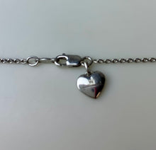Load image into Gallery viewer, 10K Rose Gold Sterling Diamond Heart Pendant on 18&quot; Sterling Chain (4.5g)

