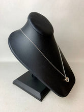 Load image into Gallery viewer, 10K Rose Gold Sterling Diamond Heart Pendant on 18&quot; Sterling Chain (4.5g)
