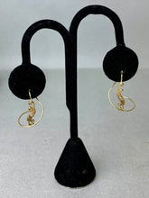 Load image into Gallery viewer, 10K Black Hills Gold 1.25&quot; Spiral Earrings (2.5g)
