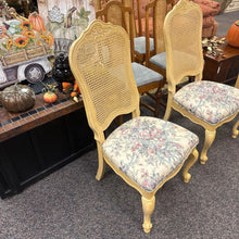 Load image into Gallery viewer, Cream Chair Floral Print (43x22x24)
