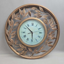 Load image into Gallery viewer, Decorative Wall Clock w/ Gold Leaf Frame (19&quot;)
