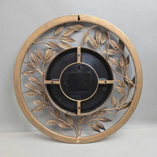 Load image into Gallery viewer, Decorative Wall Clock w/ Gold Leaf Frame (19&quot;)
