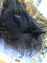 Load image into Gallery viewer, Vera Bradly Blue Paisley Shoulder Bag Purse (13x12x5)
