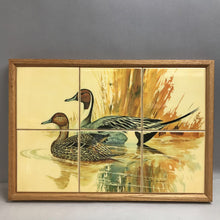 Load image into Gallery viewer, Oak Framed Duck 6 Tile Art (13.5x20)
