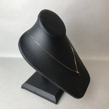 Load image into Gallery viewer, Vintage Gold Filled Amethyst Crystal Heart Necklace (20")
