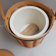 Load image into Gallery viewer, Longaberger Proudly American Ice Bucket Basket (~9x9x9)
