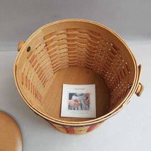 Load image into Gallery viewer, Longaberger Proudly American Ice Bucket Basket (~9x9x9)
