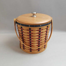 Load image into Gallery viewer, Longaberger Proudly American Ice Bucket Basket (~9x9x9)
