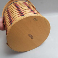 Load image into Gallery viewer, Longaberger Proudly American Ice Bucket Basket (~9x9x9)
