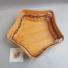 Load image into Gallery viewer, Longaberger Holiday Hostess Shining Star Basket (~5x14x14)
