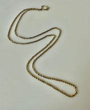 Load image into Gallery viewer, 10K Gold Twist Chain 26&quot; Necklace (2.0g)
