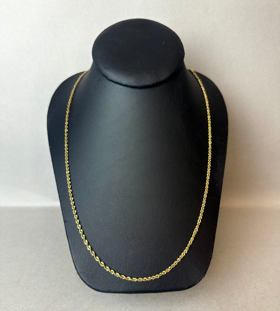 10K Gold Twist Chain 26