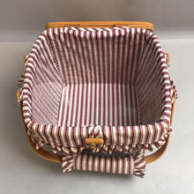 Load image into Gallery viewer, Longaberger Red Remembrance Basket (~8.5x10x9)
