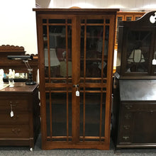 Load image into Gallery viewer, Creations Mfg Glass Door Bookcase (72x38x13)
