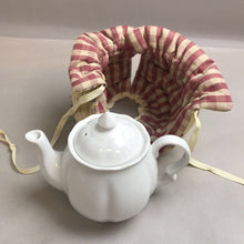 Load image into Gallery viewer, White Porcelain Teapot with Cozy
