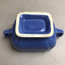 Load image into Gallery viewer, Vintage Fiesta Ware Riviera Sugar Bowl in Blue (3x4x3)
