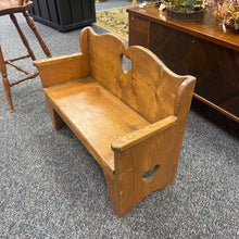 Load image into Gallery viewer, Child&#39;s Pine Bench (20x27x12)

