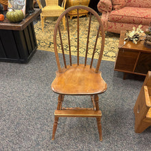 Load image into Gallery viewer, Nichols &amp; Stone Walnut Child Chair / Stool (38x15x16)
