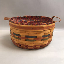 Load image into Gallery viewer, Longaberger Shades of Autumn Basket of Plenty #15563 (1995) (~6.5x12x12)
