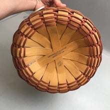 Load image into Gallery viewer, Longaberger Shades of Autumn Basket of Plenty #15563 (1995) (~6.5x12x12)
