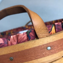 Load image into Gallery viewer, Longaberger Shades of Autumn Basket of Plenty #15563 (1995) (~6.5x12x12)
