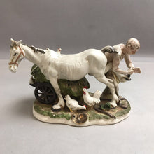 Load image into Gallery viewer, Cappe Man Shoeing Horse Figurine (5x9)

