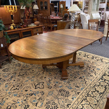 Load image into Gallery viewer, Oak Table (30x48x48) w/4 10&quot; Leaves
