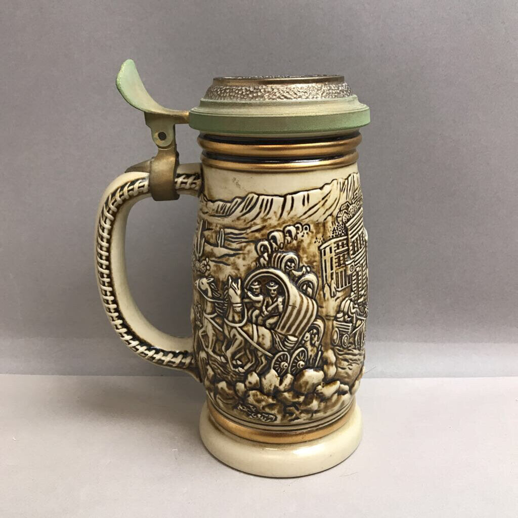 Vintage Avon Gold Rush Stein (~8.25