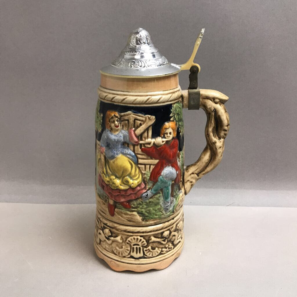Vintage Japanese Music Box Stein (9.25
