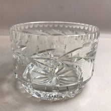 Load image into Gallery viewer, Lead Crystal Bowl with Carved Flowers (4x6)

