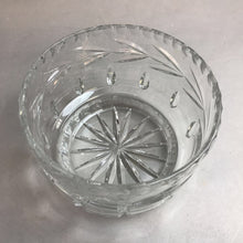 Load image into Gallery viewer, Lead Crystal Bowl with Carved Flowers (4x6)
