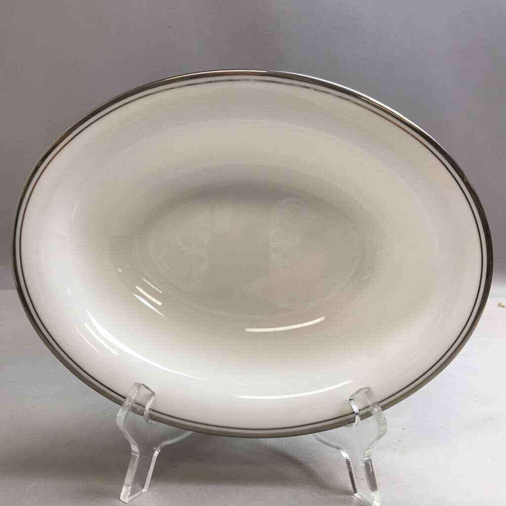 Waterford Fine China Kilbarry Platinum Oval Serving Bowl (2x9x7)(2 Available)