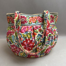 Load image into Gallery viewer, Vera Bradley Hope Garden Floral Quilted Tote Purse (11x14x4&quot;)
