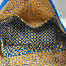 Load image into Gallery viewer, Vera Bradley Blue Yellow Riviera Print Quilted Large Zip Tote Bag Purse (14x22x8&quot;)
