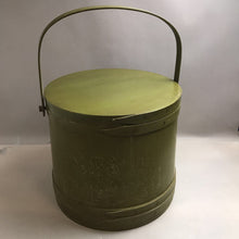 Load image into Gallery viewer, Vintage Primitive Bentwood Green Painted Eagle Pantry Box (14x15)
