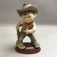 Load image into Gallery viewer, Vintage Giuseppe Armani Cowboy Gunslinger Figurine (8.5&quot;)

