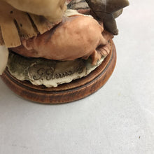 Load image into Gallery viewer, Vintage Giuseppe Armani Indian Boy with Peace Pipe (8&quot;)
